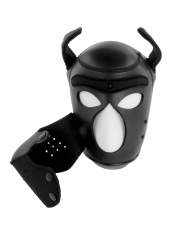 DARKNESS - MASQUE POUR CHIEN EN NÉOPRÈNE AVEC MUSEAU AMOVIBLE M
