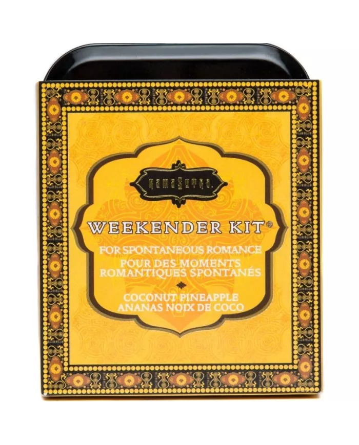 KAMASUTRA - WEEKENDER KIT EN BOÎTE COCO ET ANANAS KAMASUTRA - WEEKENDER KIT EN BOÎTE COCO ET ANANAS
