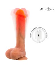 MR INTENSE - BRADLEY GODEMICHET VIBRANT EN SILICONE AVEC EFFET CHAUFFANT ET TÉLÉCOMMANDE 21 CM -Ø- 4,2 CM