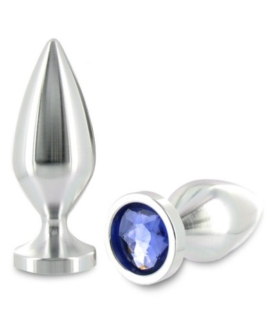 METAL HARD - PLUG ANAL COULEUR CRISTAL DALIMINUM PETIT 5.71 CM