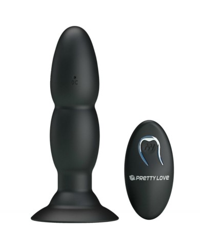 PRETTY LOVE - VIBRATEUR PLUG ET ROTATION PAR TÉLÉCOMMANDE