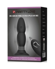 PRETTY LOVE - VIBRATEUR PLUG ET ROTATION PAR TÉLÉCOMMANDE