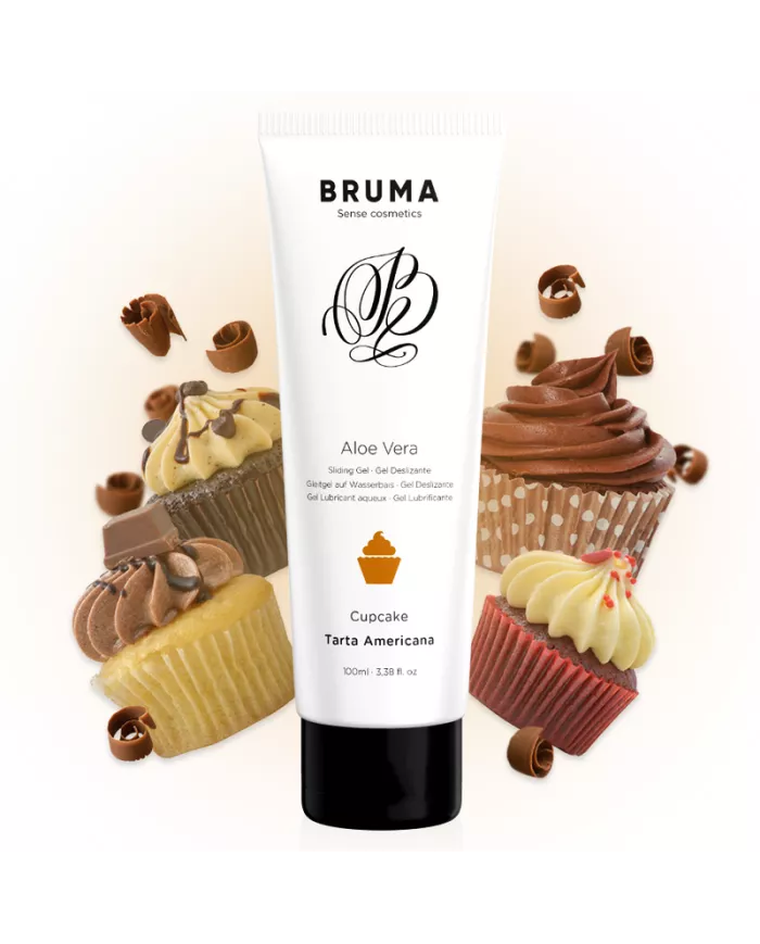 BRUMA - GEL GLISSANT À L''ALOE VERA SAVEUR CUPCAKE 100 ML