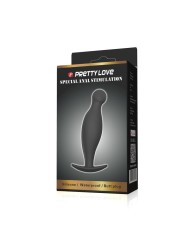 PRETTY LOVE - PLUG ANAL EN SILICONE E 11.7 CM NOIR