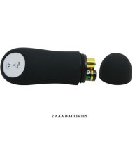 PRETTY LOVE - PLUG ANAL EN SILICONE FORME PÉNIS ET 12 MODES DE VIBRATION NOIR