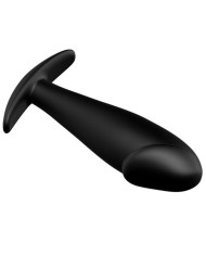 PRETTY LOVE - PLUG ANAL EN SILICONE FORME PÉNIS ET 12 MODES DE VIBRATION NOIR