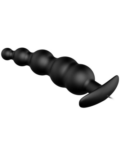 PRETTY LOVE - PLUG ANAL SILICONE EXTRA STIMULATION ET 12 MODES DE VIBRATION NOIR