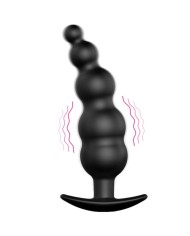 PRETTY LOVE - PLUG ANAL SILICONE EXTRA STIMULATION ET 12 MODES DE VIBRATION NOIR