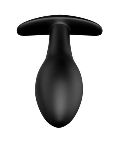 PRETTY LOVE - PLUG ANAL FORME DANCRE SILICONE 12 MODES DE VIBRATION NOIR