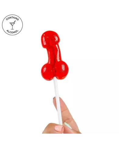 SECRETPLAY - SUCETTE À COQ AVEC ALCOOL DAIQUIRI À LA FRAISE SECRETPLAY - SUCETTE À COQ AVEC ALCOOL DAIQUIRI À LA FRAISE