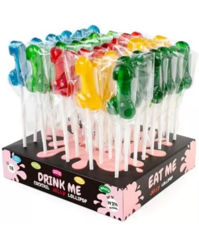 SECRETPLAY - AFFICHAGE ASSORTIMENT DE SUCETTES PÉNIS AVEC ALCOOL 40 UNITÉS SECRETPLAY - AFFICHAGE ASSORTIMENT DE SUCETTES PÉNIS AVEC ALCOOL 40 UNITÉS