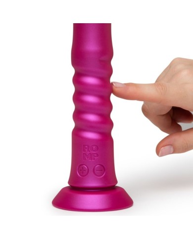 ROMP - JIGGLE VIBRATEUR À VENTOUSE ROSE, AVEC MOUVEMENTS DE HAUT EN BAS