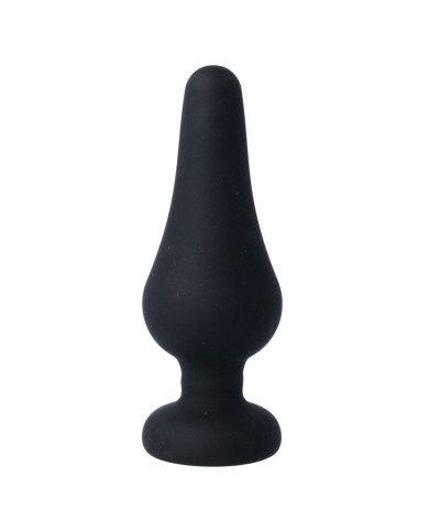 INTENSE - PLUG ANAL PIPO L SILICONE NOIR 13 CM