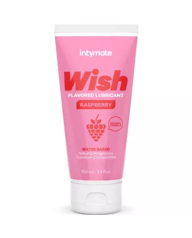 INTIMATELINE INTYMATE - WISH LUBRIFIANT SAVEUR FRAMBOISE 100 ML INTIMATELINE INTYMATE - WISH LUBRIFIANT SAVEUR FRAMBOISE 100 ML