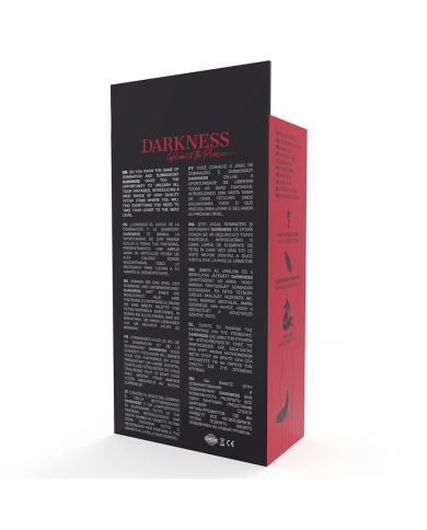 DARKNESS - PLUG ANAL EN SILICONE AVEC QUEUE BLANCHE
