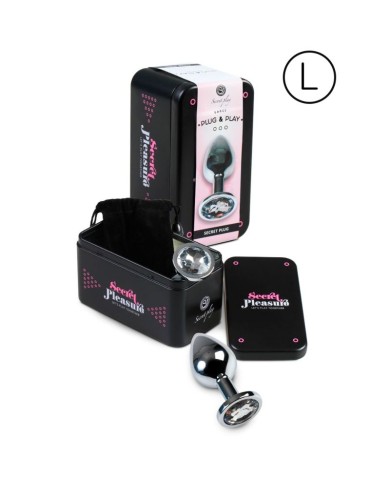 SECRETPLAY - PLUG ANAL TAILLE L - CLAIR