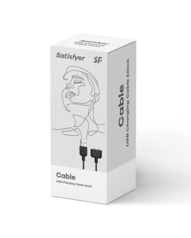 SATISFYER - FIL DE CHARGE NOIR