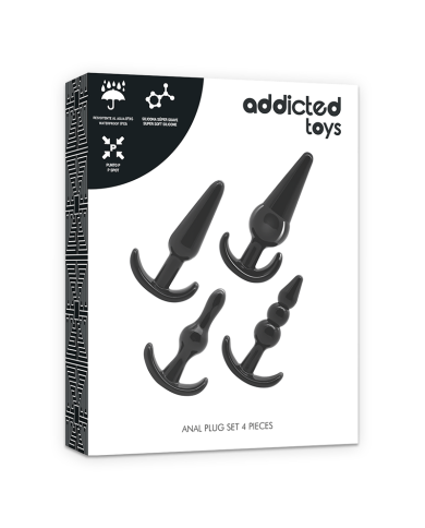 ADDICTED TOYS - ENSEMBLE 4 BOUCHONS ANAL