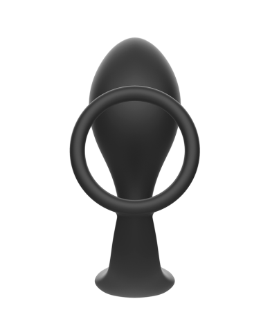 ADDICTED TOYS - PLUG ANAL AVEC ANNEAU EN SILICONE NOIR