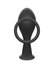 ADDICTED TOYS - PLUG ANAL AVEC ANNEAU EN SILICONE NOIR