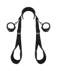 FETISH SUBMISSIVE - POSITION JAMBES OUVERTES AVEC MENOTTES DOUBLÉES EN NOPRÈNE FETISH SUBMISSIVE - POSITION JAMBES OUVERTES AVEC MENOTTES DOUBLÉES EN NOPRÈNE