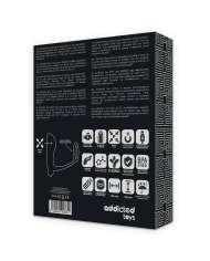 ADDICTED TOYS - ANNEAU PÉNIS AVEC TÉLÉCOMMANDE PLUG ANAL NOIR RECHARGEABLE