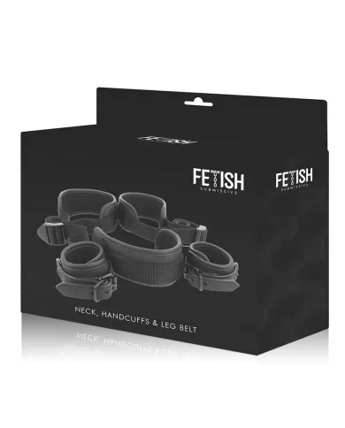 FETISH SUBMISSIVE - POSITION JAMBES OUVERTES AVEC MENOTTES DOUBLÉES EN NOPRÈNE FETISH SUBMISSIVE - POSITION JAMBES OUVERTES AVEC MENOTTES DOUBLÉES EN NOPRÈNE