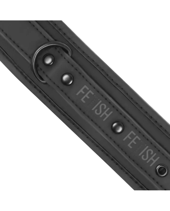 FETISH SUBMISSIVE - CHEVILLES EN CUIR VÉGÉTALIEN AVEC DOUBLURE EN NOPRÈNE FETISH SUBMISSIVE - CHEVILLES EN CUIR VÉGÉTALIEN AVEC DOUBLURE EN NOPRÈNE