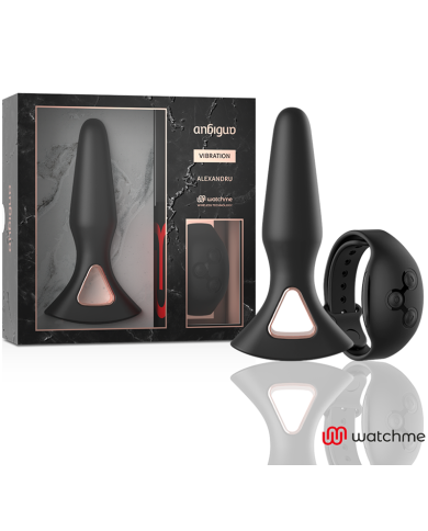 ANBIGUO - WATCHME VIBRATEUR TÉLÉCOMMANDE PLUG ANAL ALEXANDRU