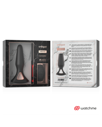 ANBIGUO - WATCHME VIBRATEUR TÉLÉCOMMANDE PLUG ANAL ALEXANDRU