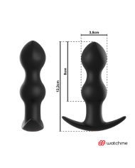 ANBIGUO - WATCHME TÉLÉCOMMANDE PLUG VIBRATEUR ANAL TIBERIO
