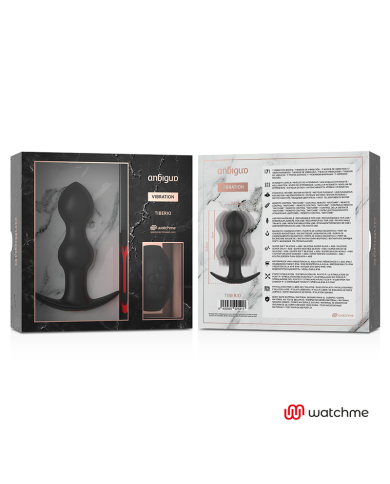 ANBIGUO - WATCHME TÉLÉCOMMANDE PLUG VIBRATEUR ANAL TIBERIO