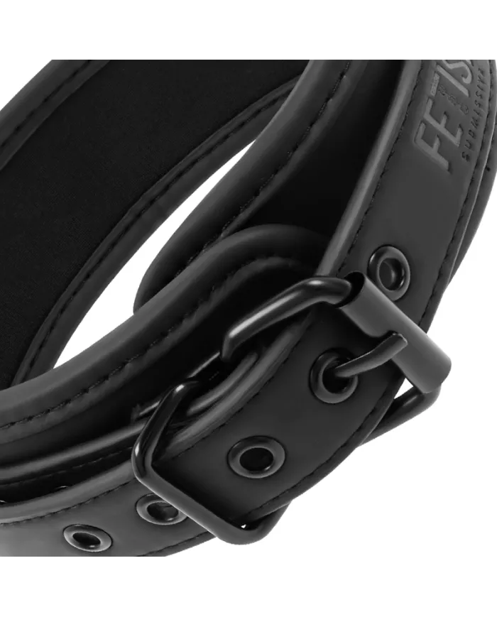 FETISH SUBMISSIVE - COLLIER CHAÎNE DOUBLURE EN NOPRÈNE FETISH SUBMISSIVE - COLLIER CHAÎNE DOUBLURE EN NOPRÈNE