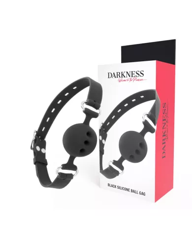 DARKNESS - BTON EN SILICONE RESPIRANT NOIR DARKNESS - BTON EN SILICONE RESPIRANT NOIR