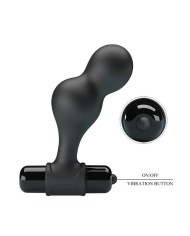 MR PLAY - PLUG ANAL VIBRATEUR EN SILICONE NOIR