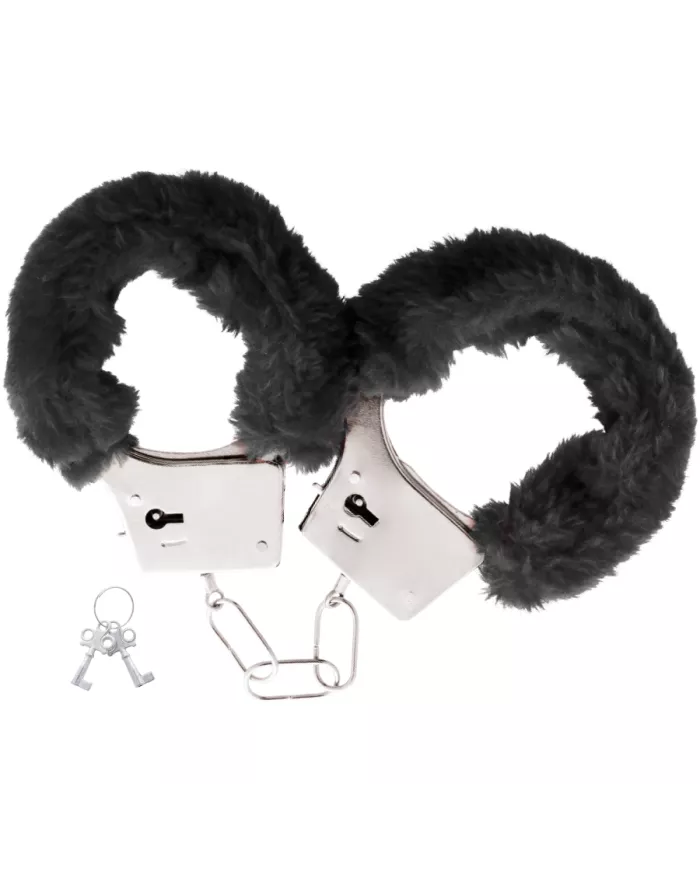 DARKNESS - MENOTTES EN MÉTAL DOUBLÉES NOIRES DARKNESS - MENOTTES EN MÉTAL DOUBLÉES NOIRES