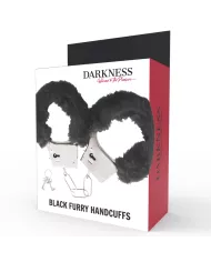 DARKNESS - MENOTTES EN MÉTAL DOUBLÉES NOIRES DARKNESS - MENOTTES EN MÉTAL DOUBLÉES NOIRES