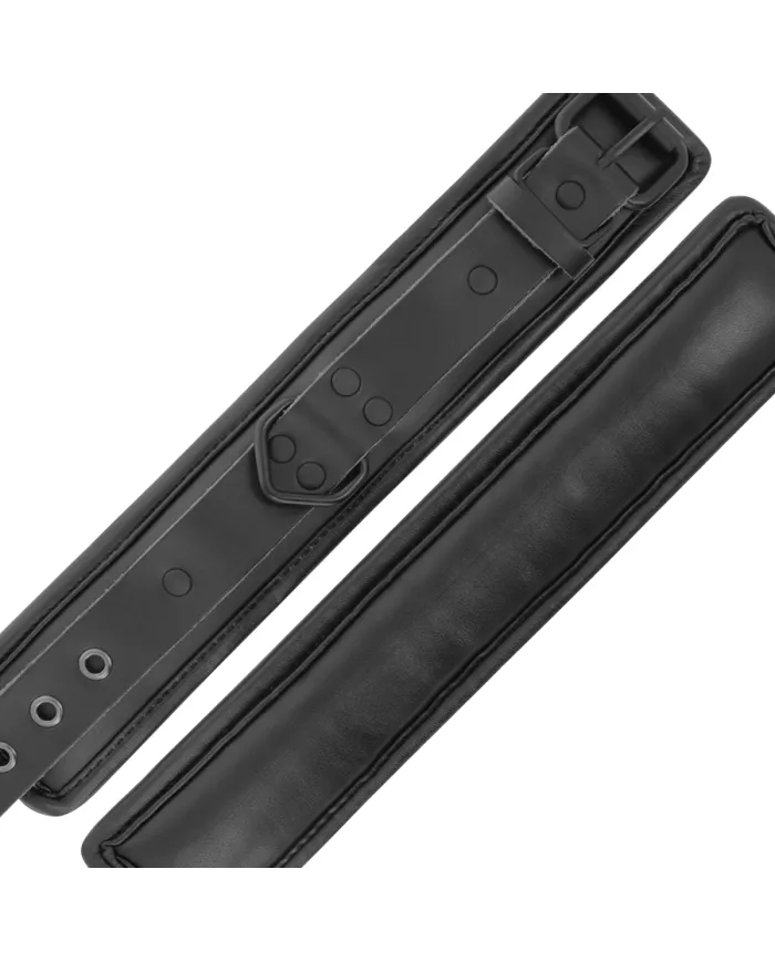 DARKNESS - MENOTTES DE CHEVILLE AJUSTABLES CUIR NOIR DARKNESS - MENOTTES DE CHEVILLE AJUSTABLES CUIR NOIR