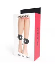 DARKNESS - MENOTTES DE CHEVILLE AJUSTABLES EN CUIR NOIR DARKNESS - MENOTTES DE CHEVILLE AJUSTABLES EN CUIR NOIR
