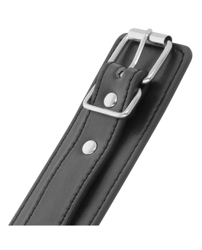 DARKNESS - MENOTTES RÉGLABLES NOIRES AVEC DOUBLE RUBAN DE RENFORT DARKNESS - MENOTTES RÉGLABLES NOIRES AVEC DOUBLE RUBAN DE RENFORT