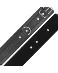 DARKNESS - MENOTTES RÉGLABLES NOIRES AVEC DOUBLE RUBAN DE RENFORT DARKNESS - MENOTTES RÉGLABLES NOIRES AVEC DOUBLE RUBAN DE RENFORT