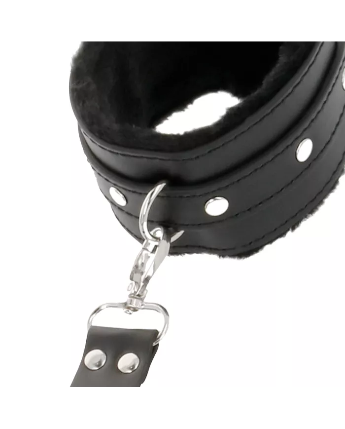 DARKNESS - MENOTTES EN CUIR POUR PIEDS ET MAINS NOIR DARKNESS - MENOTTES EN CUIR POUR PIEDS ET MAINS NOIR