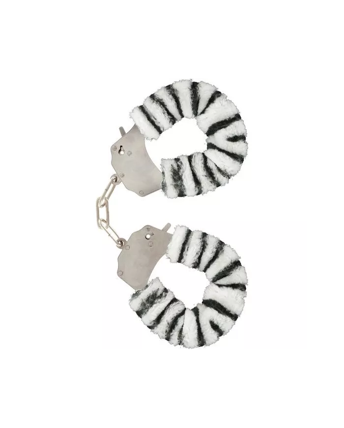 TOYJOY - MANCHETTES FURRY FUN BONDAGE ZÈBRE TOYJOY - MANCHETTES FURRY FUN BONDAGE ZÈBRE
