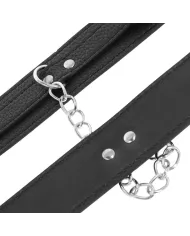 DARKNESS - MENOTTES EN CUIR TEXTURÉ NOIR DARKNESS - MENOTTES EN CUIR TEXTURÉ NOIR