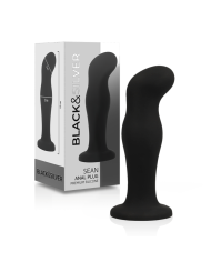 BLACK&SILVER - SEAN PLUG ANAL PREMIUM SILICONE NOIR