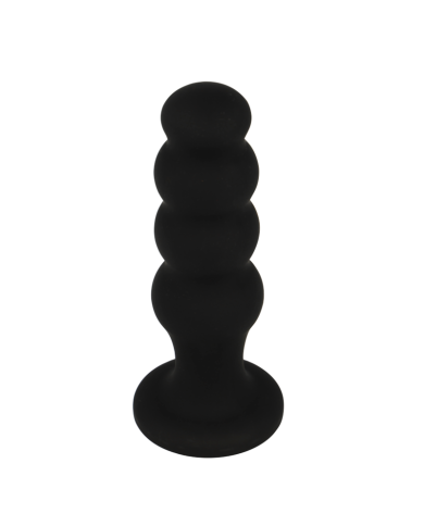 BLACK&SILVER - PLUG ANAL EN SILICONE SCOTT PREMIUM NOIR