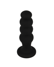 BLACK&SILVER - PLUG ANAL EN SILICONE SCOTT PREMIUM NOIR