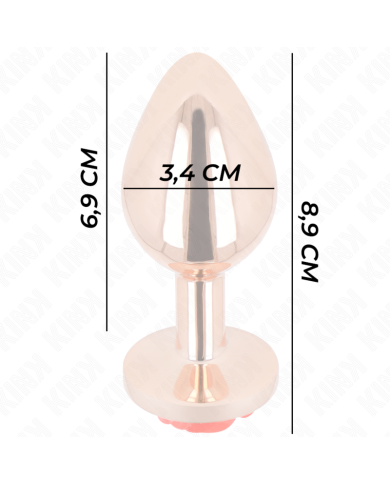KINK - PLUG ANAL OR ROSE AVEC ROSE ROUGE M