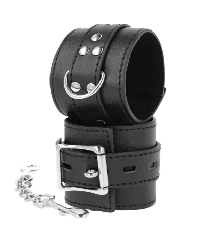 DARKNESS - MENOTTES EN CUIR NOIR DARKNESS - MENOTTES EN CUIR NOIR