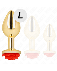 KINK - PLUG ANAL OR ROSE ROUGE TAILLE L